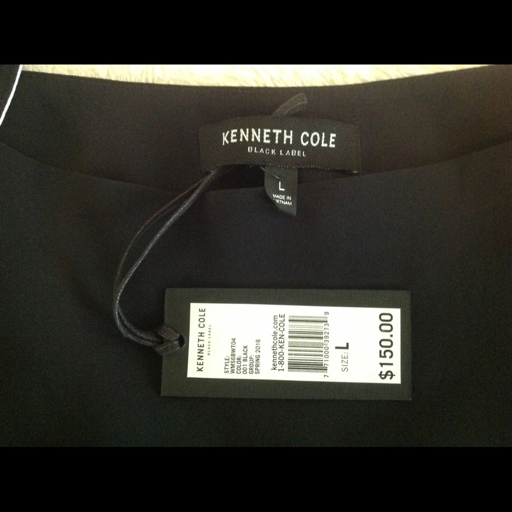 Kenneth Cole Black Label Blouse Sz. L. - Picture 5 of 7